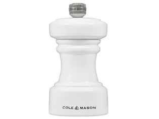 Cole & Mason Hoxton Pippurimylly 10,4 cm, valkoinen korkeakiilto